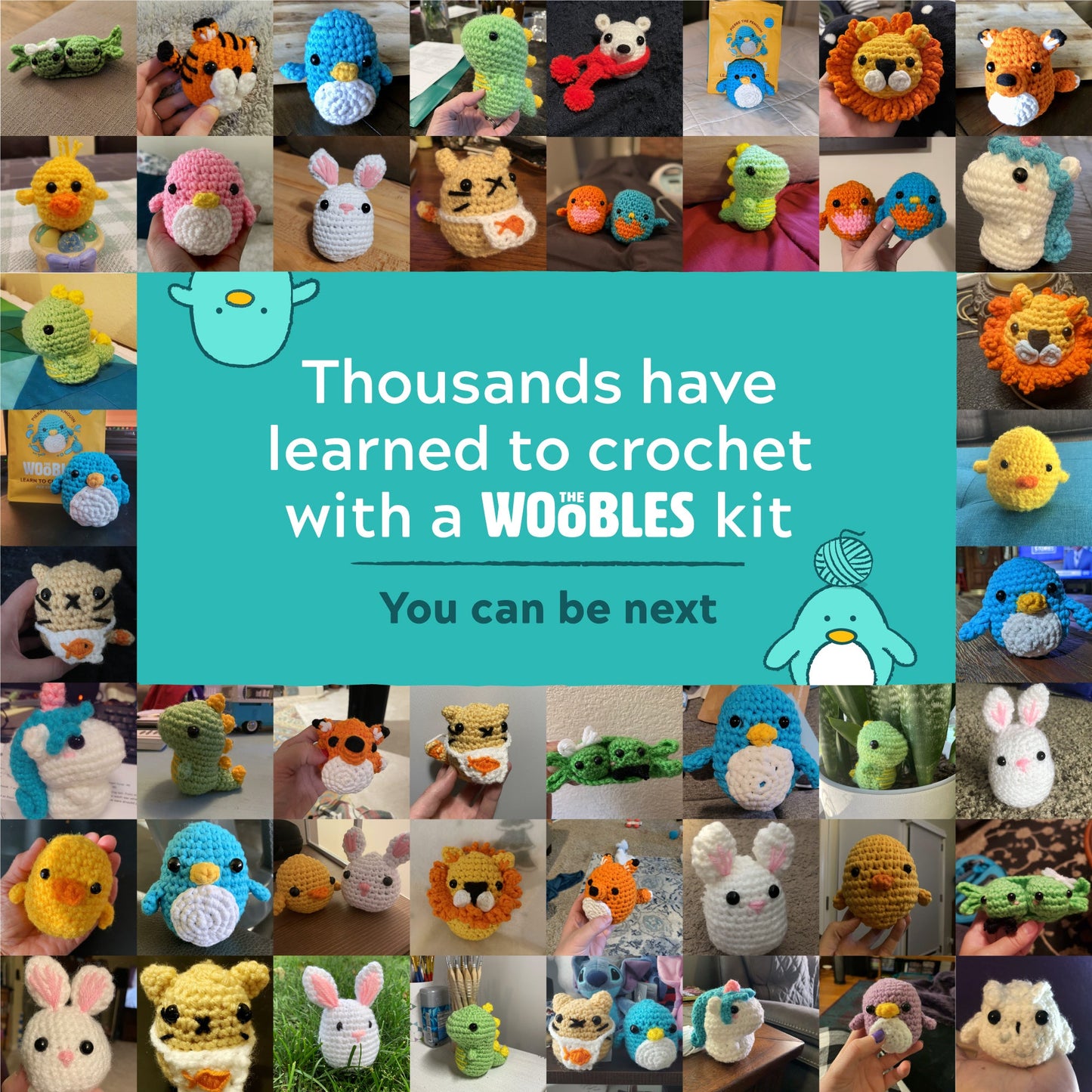 The Woobles - Crochet Kit for Beginners