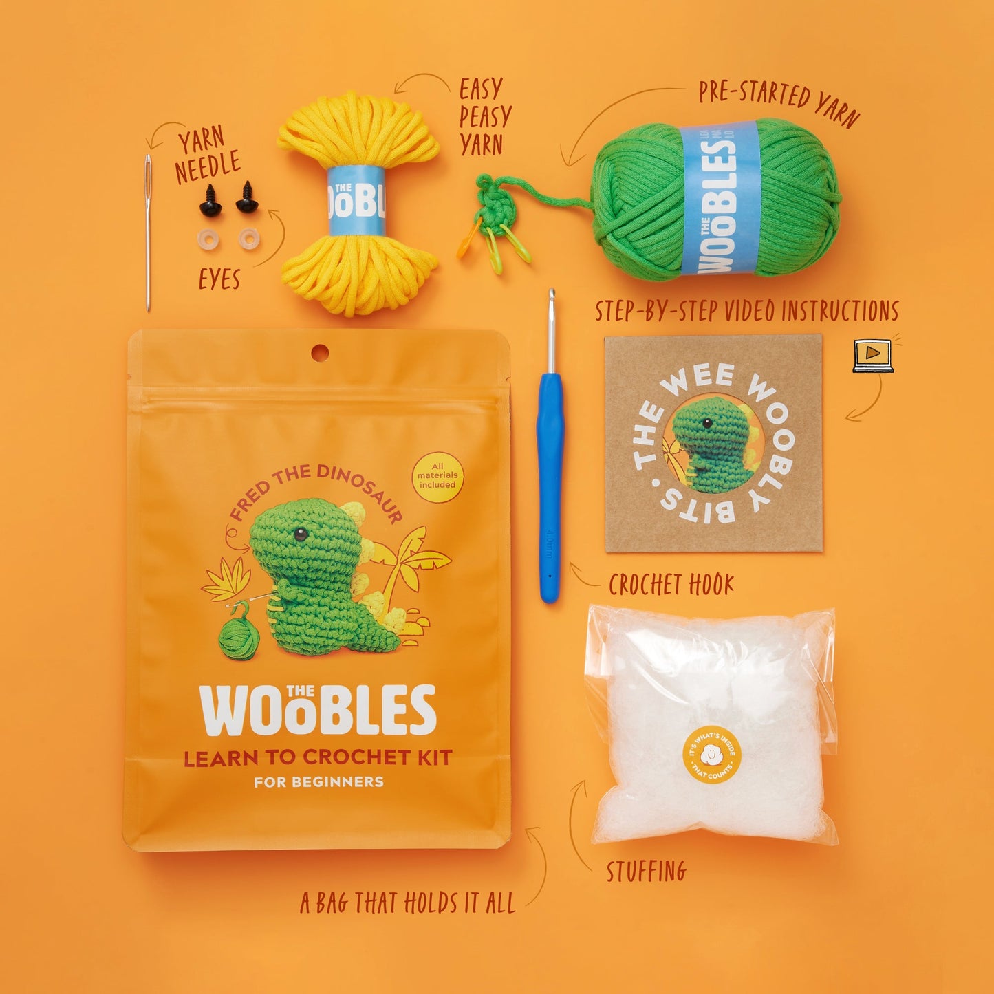 The Woobles - Crochet Kit for Beginners