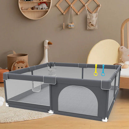 IMBABY Baby Playpens Light Gray Corralito for Baby Playground