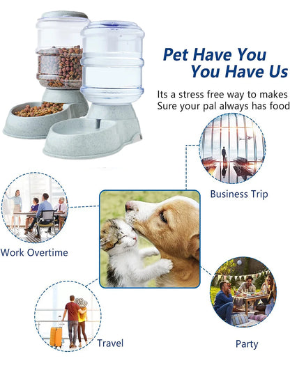 Automatic Water Dispenser Large Capacity Pet Feeder Small Dog